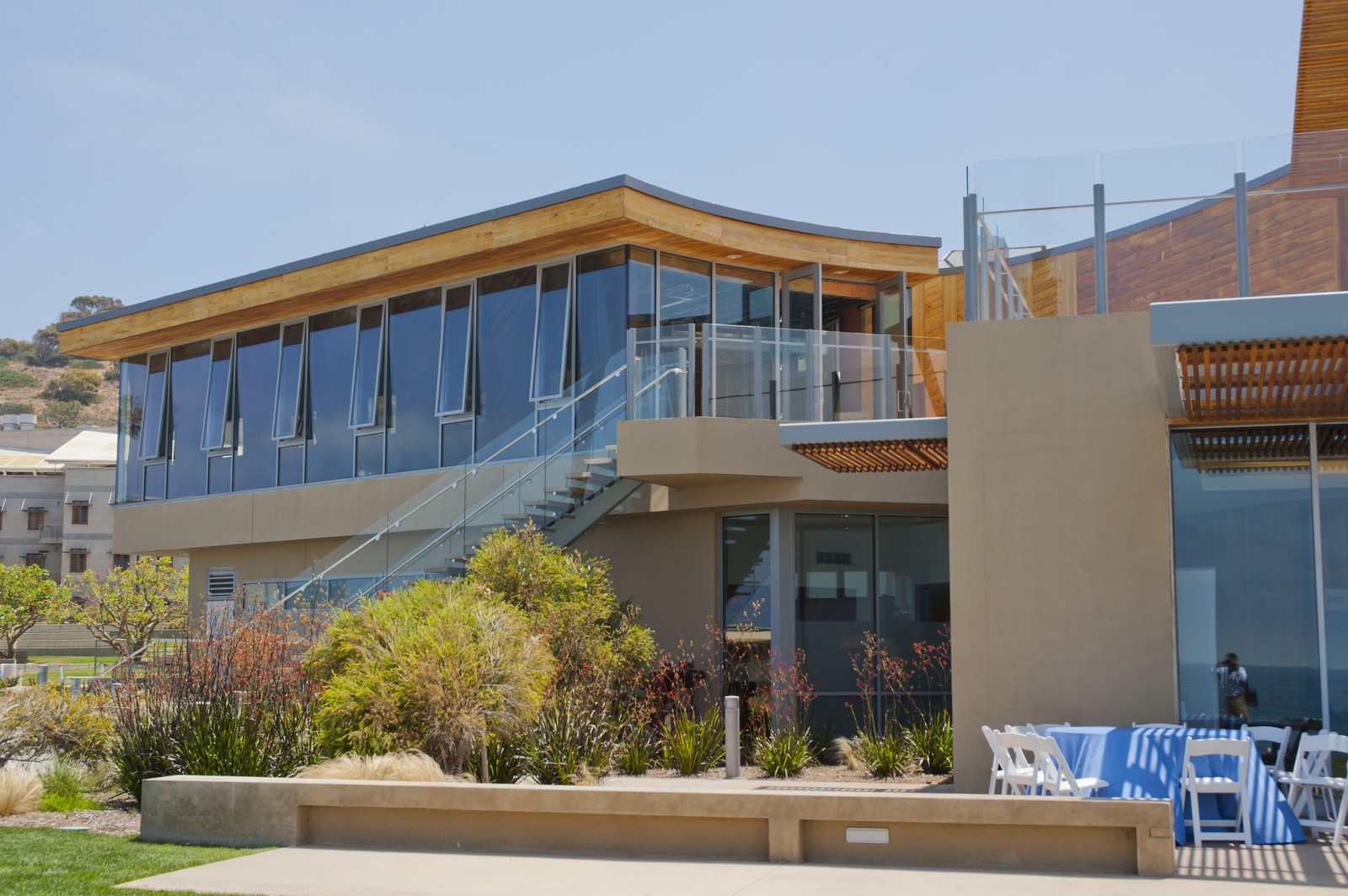 Scripps Seaside Forum event space overlooking the ocean